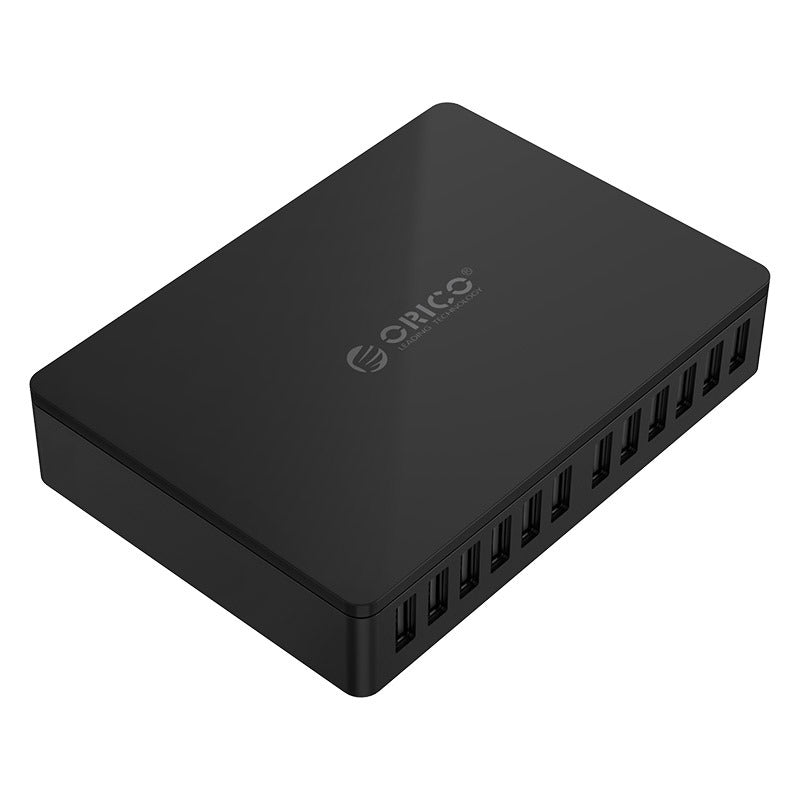 ORICO 12 x Port - 2.4A Per Port - Desktop Charger - Black