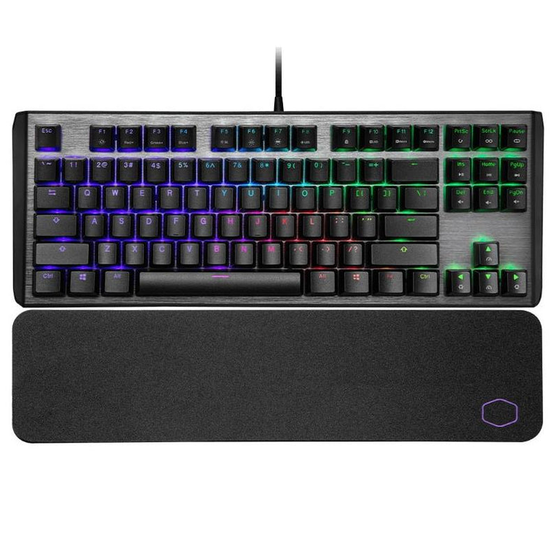 Cooler Master (CK-530-GKTM1-US) Masterkeys CK530 V2 RGB TKL Mechanical Gaming Keyboard, Brown Switch