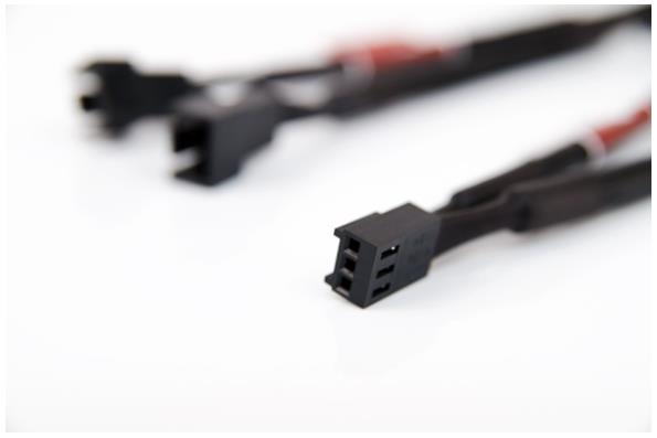 NoctuaNA-SYC2 11cm 3Pin Fan Power Splitter Cables (2 Pack), Black