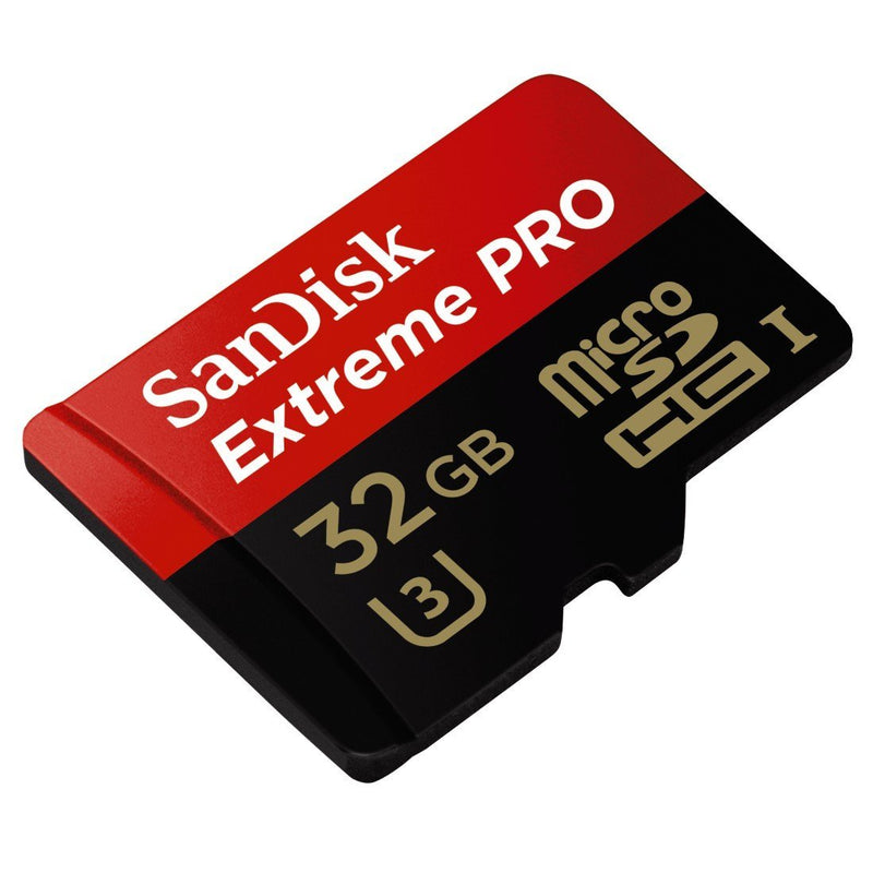 SanDisk Extreme PRO 32GB UHS-I/U3 Micro SDHC Memory Card - UHS-1/U3/Class 10 - R/W 95MB/s - 90MB/s