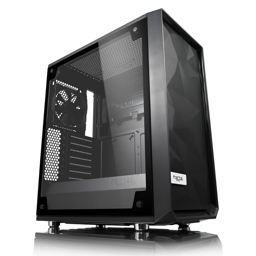 Fractal Design Meshify C – TG mid-Tower Black,Transparent Case