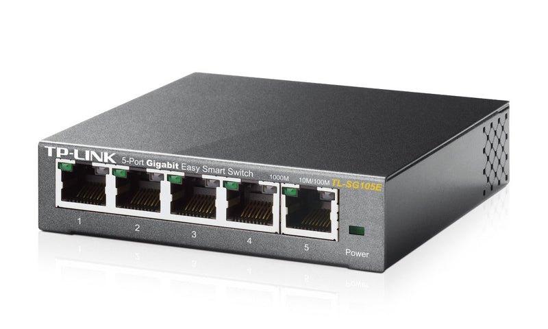TP-LINK TL-SG105E network switch L2 Gigabit Ethernet (10/100/1000) Black