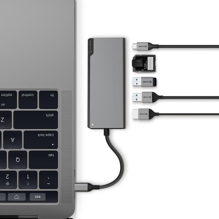 ALOGIC USB-C Ultra Dock UNI with Power Delivery, Space Grey