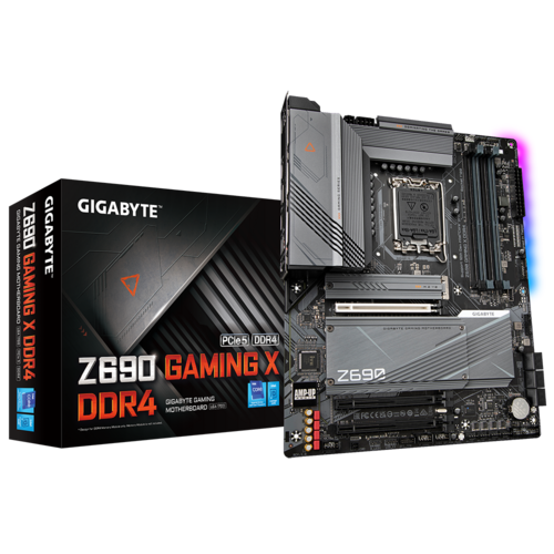Gigabyte Intel Z690 GAMING MB w Direct 16+1+2 Phases Digital VRM, PCIe 5.0, Fully Covered Thermal, 4 x PCIe 4.0 M.2 w Enlarged Thermal Guard, 2.5GbE LAN, 120dB