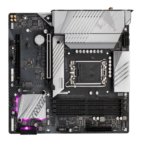 Gigabyte B760M AORUS ELITE AX DDR4 motherboard Intel B760 LGA 1700 micro ATX