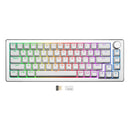 CoolerMaster CK-721-SKTL1-US CK721 65% RGB Wireless Mechanical Gaming Keyboard. Silver White, TTC Blue Switch