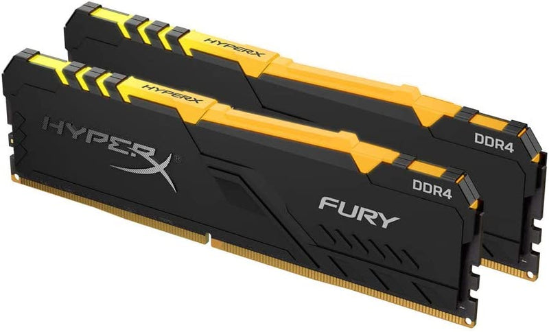 Kingston HX432C16FB3AK2/16 HyperX FURY RGB16GB 3200MHz DDR4 CL16 DIMM (Kit of 2) 1Rx8