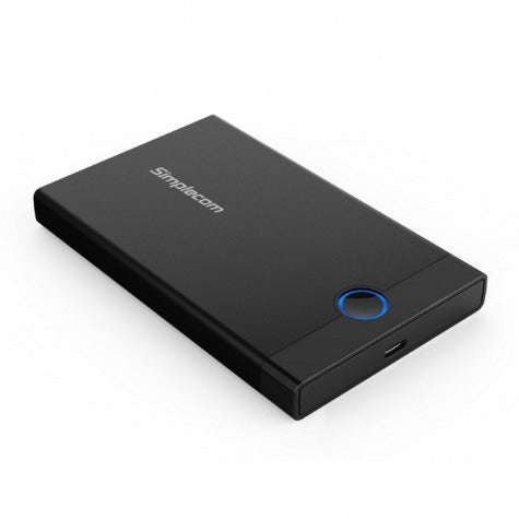 Simplecom SE229 Tool-free 2.5" SATA HDD SSD to USB-C Enclosure, USB 3.2 Gen 2