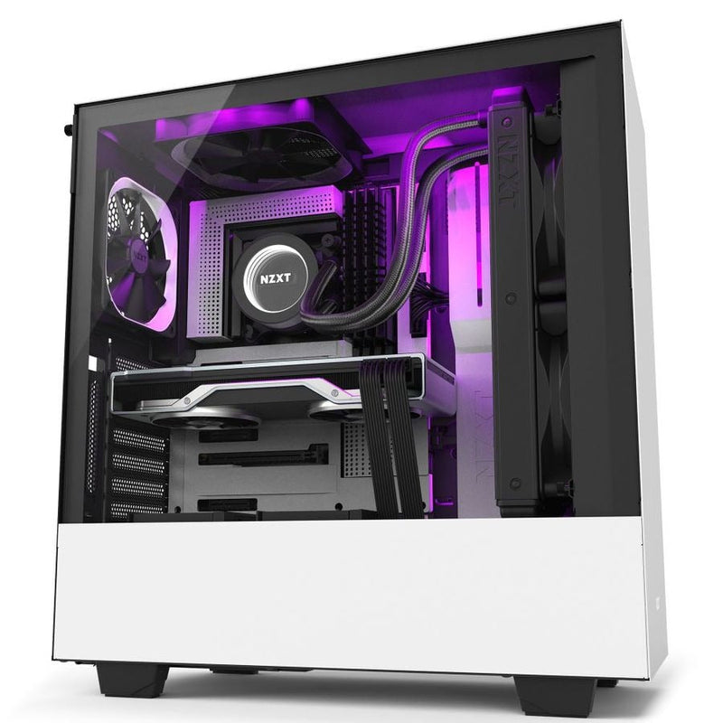 NZXT H510i mid ATX Tower White Case