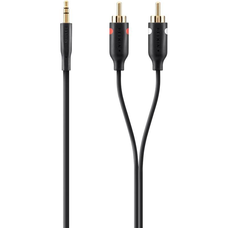 Belkin F8V230au1.5M 2RCA-to-2RCA Audio Lead 1.5m