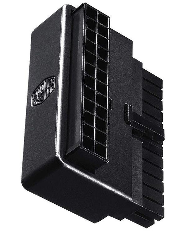 Cooler Master (CMA-CEMB00XXBK1-GL) ATX 24 Pin 90 Degree Adapter, Universal Motherboard Compatibility