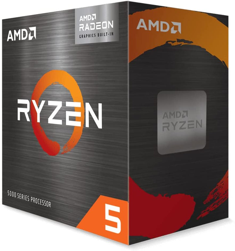 AMD Ryzen 5 5600G CPU (Tray), Base: 3.90GHz, Boost: 4.40GHz, 6 Core, 12 Threads, AM4, 65 W