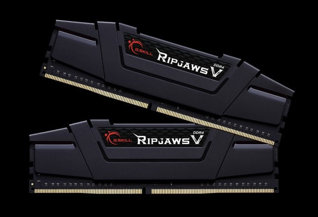 G.SKILL RipjawsV 32GB (2x16GB) DDR4 3200Mhz Desktop Gaming Memory F4-3200C16D-32GVK