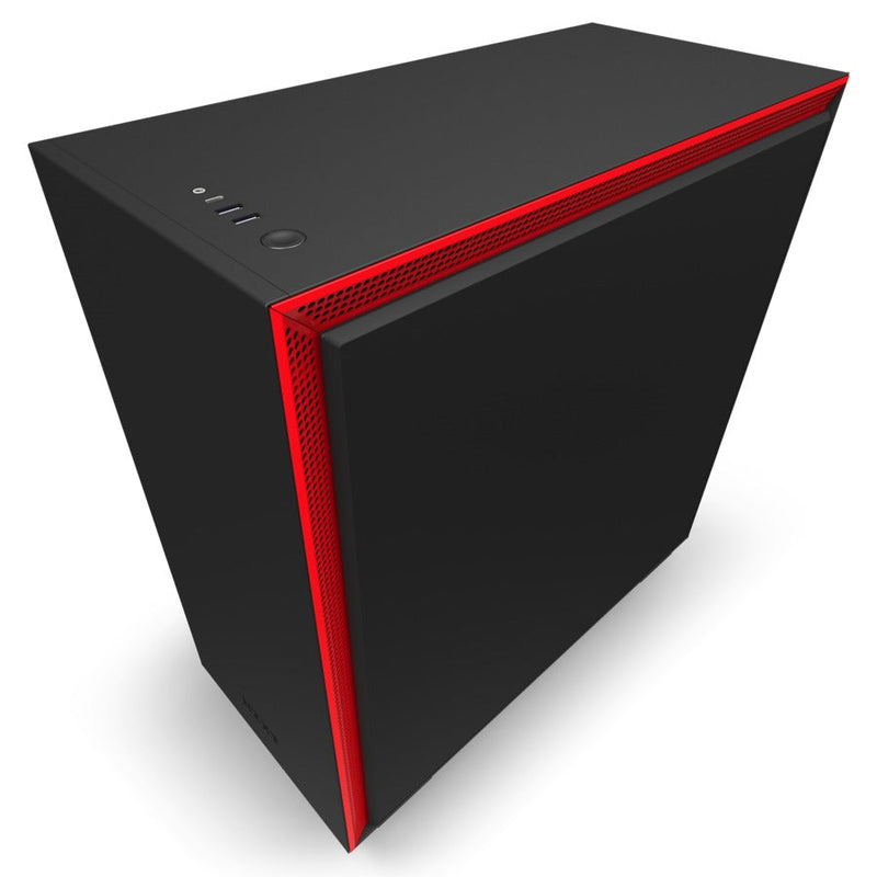 NZXT H710i mid ATX Tower Black,Red Case