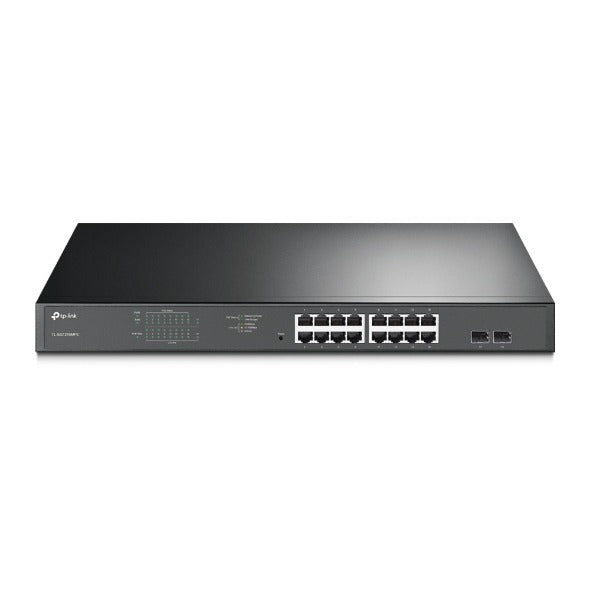 TP-LINK TL-SG1218MPE network switch Managed Gigabit Ethernet (10/100/1000) Black Power over Ethernet (PoE)