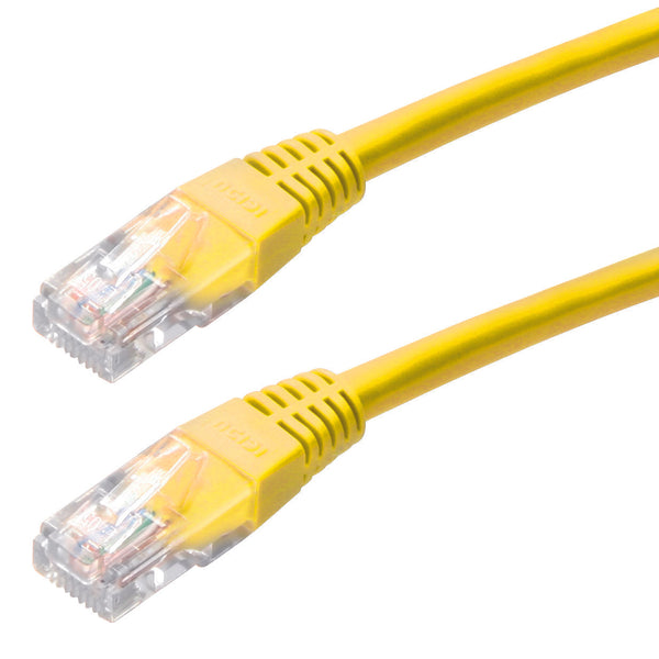 RJ45M to RJ45M Cat6a UTP Network Cable - 2M Yellow
