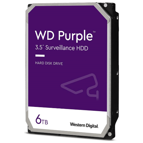 Western Digital (WD63PURZ) 6TB Purple 3.5" SATAIII CMR Hard Drive
