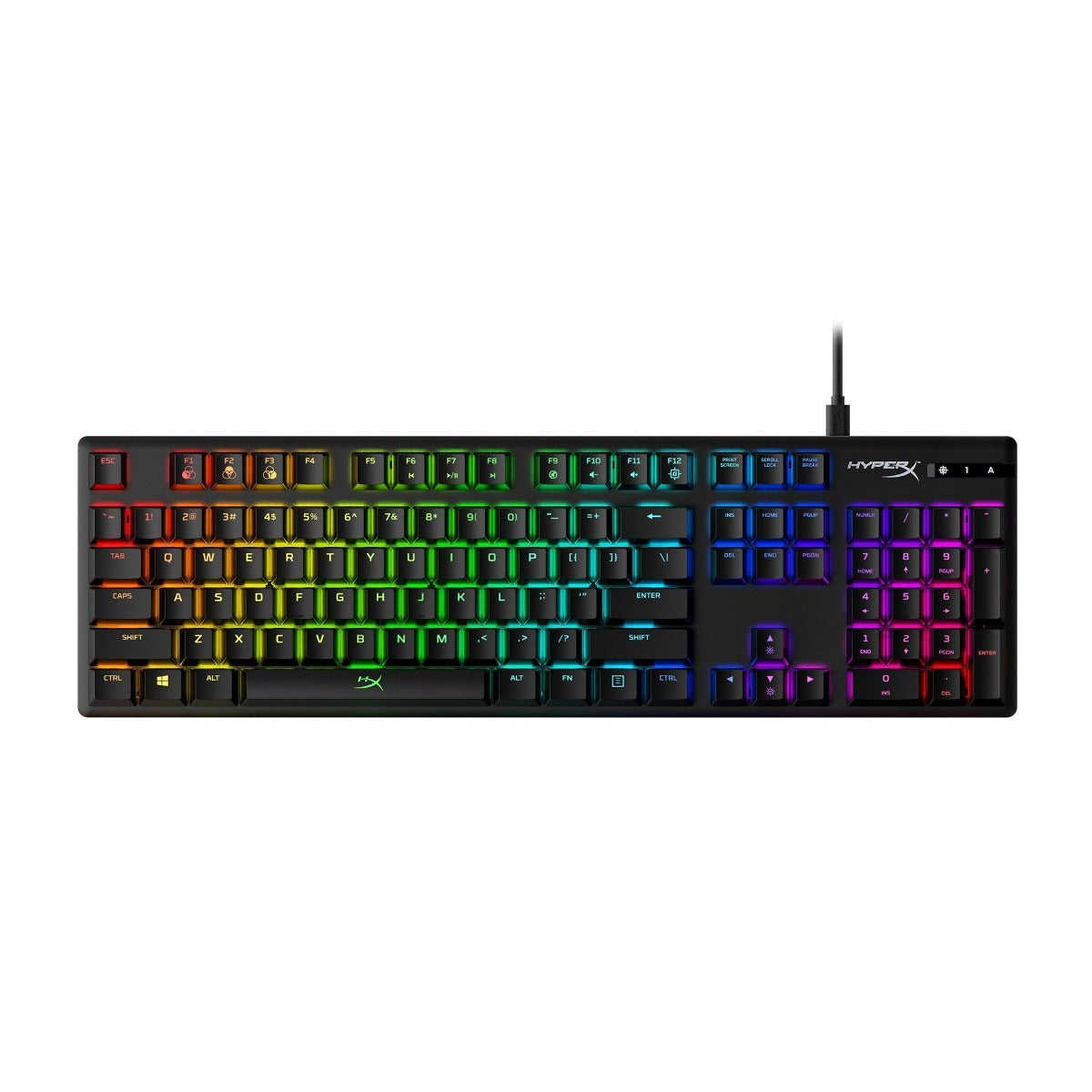HyperX (HX-KB6RDX-US) Alloy Origins Mechanical RGB Gaming Keyboard - Red Switches