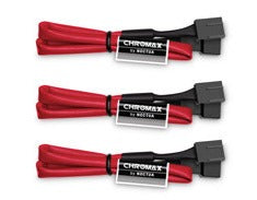 Noctua NA-SEC1 Chromax.Red 30cm 4Pin PWM Power Extension Cables (3 Pack)