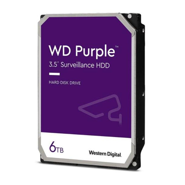Western Digital (WD62PURZ) 6TB Purple 3.5" CMR Hard Drive