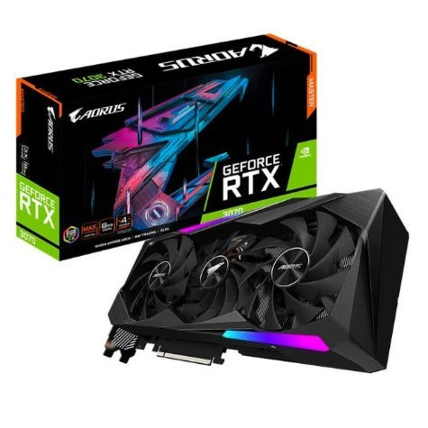 Gigabyte (GV-N3070AORUS M-8GD R2.0) AORUS RTX 3070 MASTER 8G Graphics Card Rev 2.0