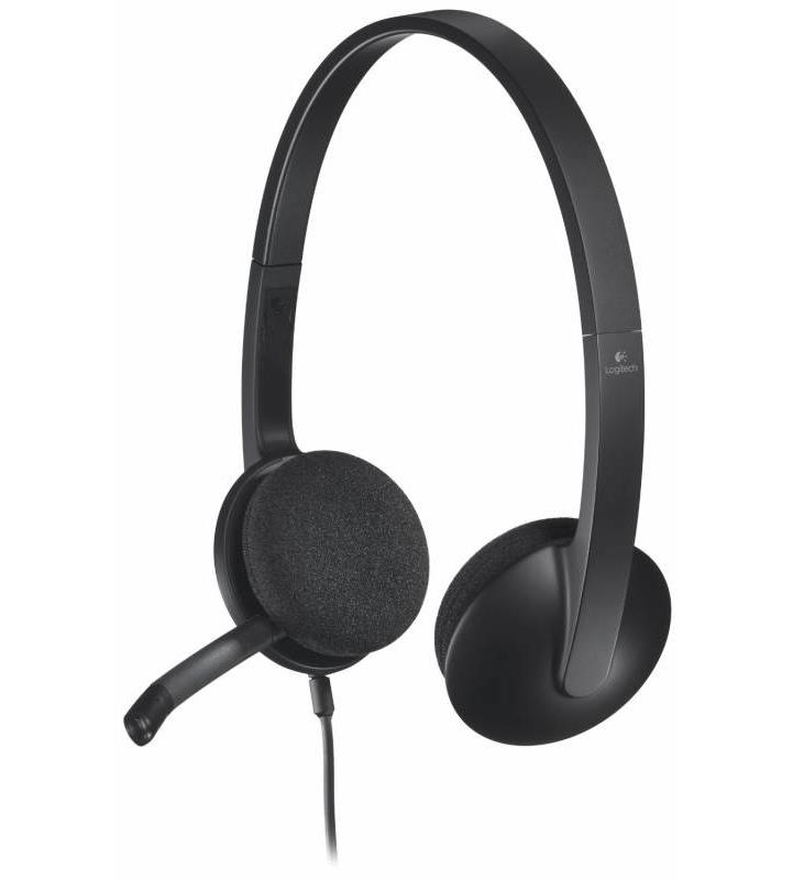 Logitech H340 Binaural Head-band Black