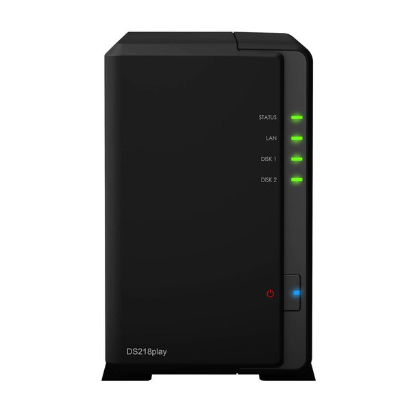 Synology DiskStation DS218play Ethernet LAN Compact Black NAS