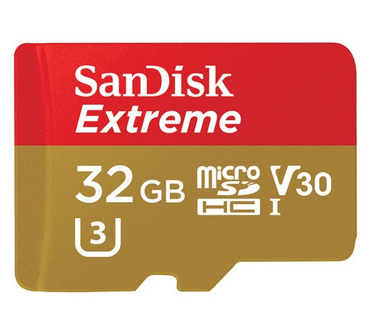 Sandisk 32GB, microSDHC memory card Class 10
