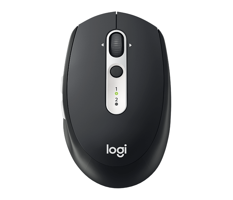 Logitech Wireless Mouse M585 Multi-Device, Graphite, laser-grade tracking and dual connectivity, battery life up to 24 months