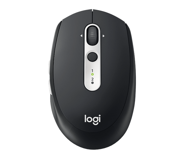 Logitech Wireless Mouse M585 Multi-Device, Graphite, laser-grade tracking and dual connectivity, battery life up to 24 months