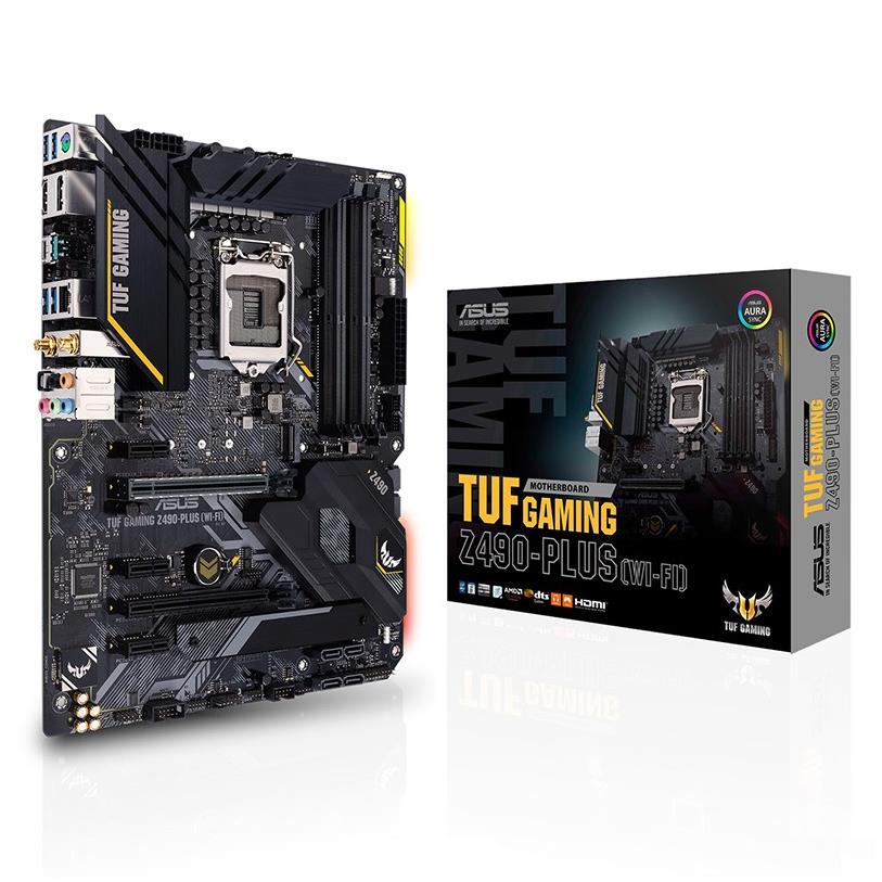 ASUS TUF Z490-Plus Gaming (Wi-Fi) ATX Motherboard Intel LGA 1200 TUF GAMING Z490-PLUS (WI-FI)