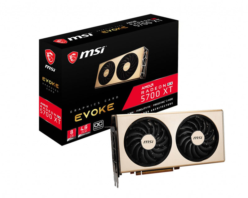 MSI V381-001R graphics card Radeon RX 5700 XT 8 GB GDDR6