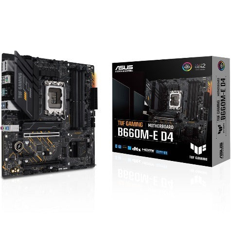 ASUS TUF Gaming B660M-E D4 mATX Motherboard