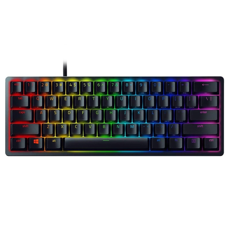 Razer Huntsman Mini RGB Opto-Mech Keyboard, Black, Clicky Purple Switch