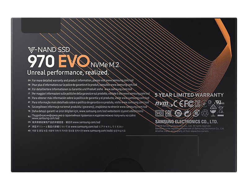 Samsung 970 EVO PLUS 2T SSD M.2 PCIe NVMe SSD Internal Solid State Drive PN MZ-V7S2T0BW