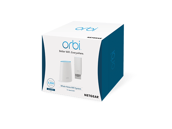 Orbi Rbk30 Box Netgear Orbi RBK30 AC2200 Tri-band WiFi Router System Kit - RBK30-100AUS
