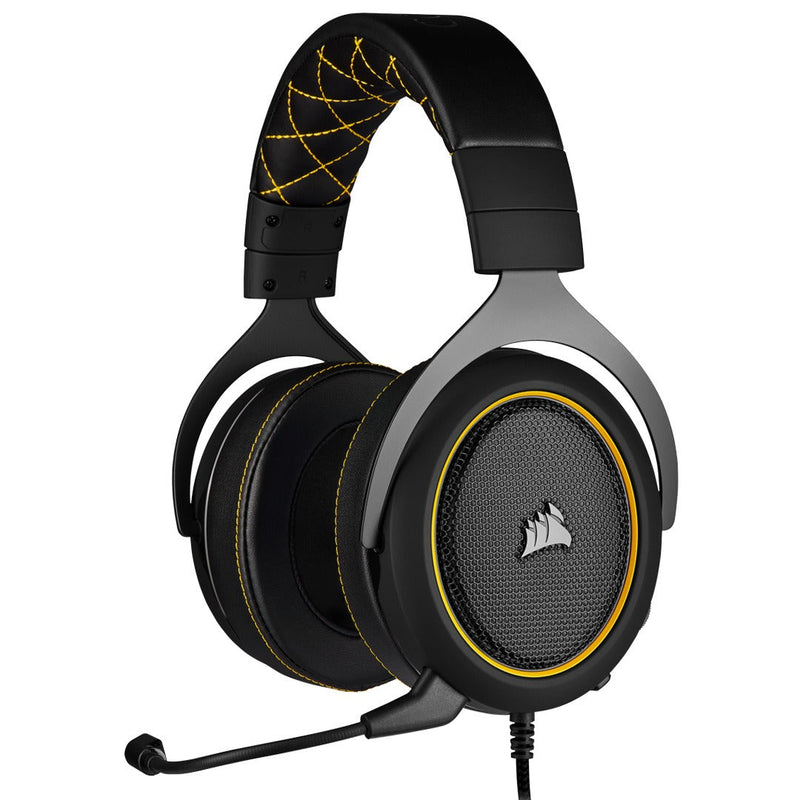 Corsair CA-9011214-AP HS60 PRO Black Yellow Trim STEREO 7.1 Surround Gaming Headset