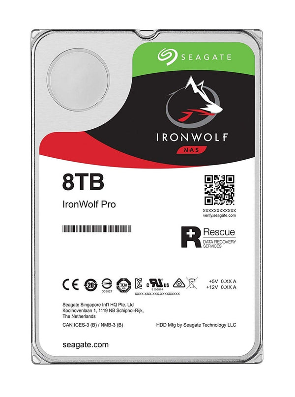 Seagate IronWolf Pro 8TB Internal Hard Drive 3.5" Serial ATA III PN ST8000NE001