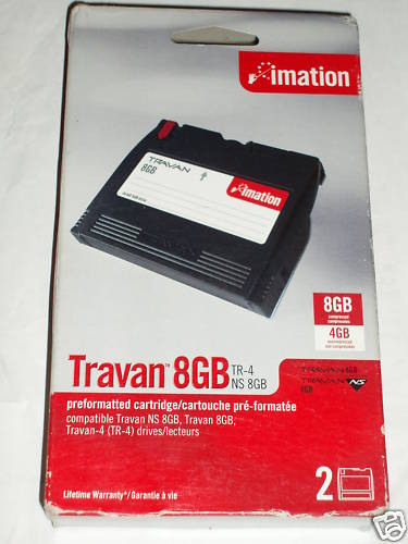 Imation Travan - 8GB TR-4 8mm Tape Cartridge