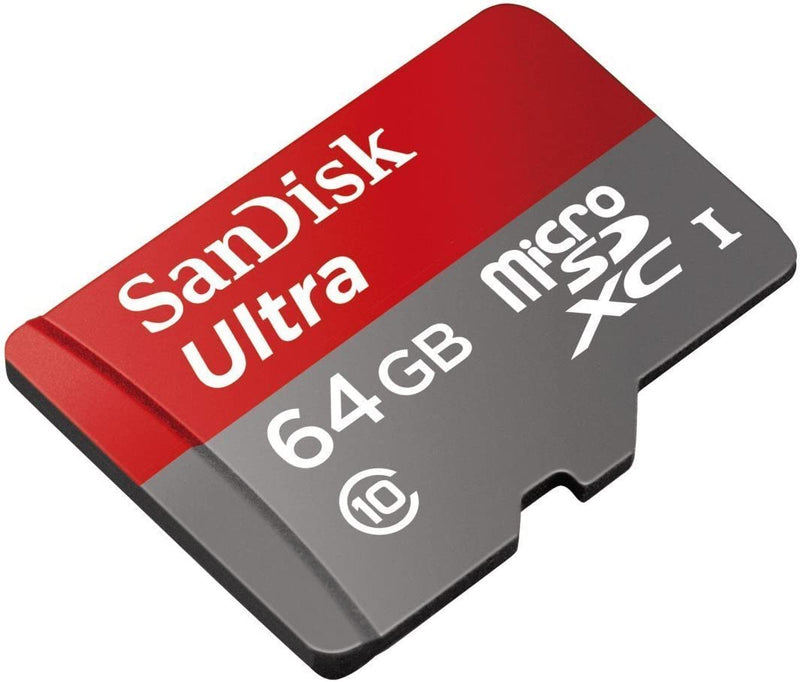 WESTERN DIGITAL SanDisk Ultra microSDXC SQUAB 64GB A1 C10 U1 UHS-I 140MB/s R 4x6 10Y