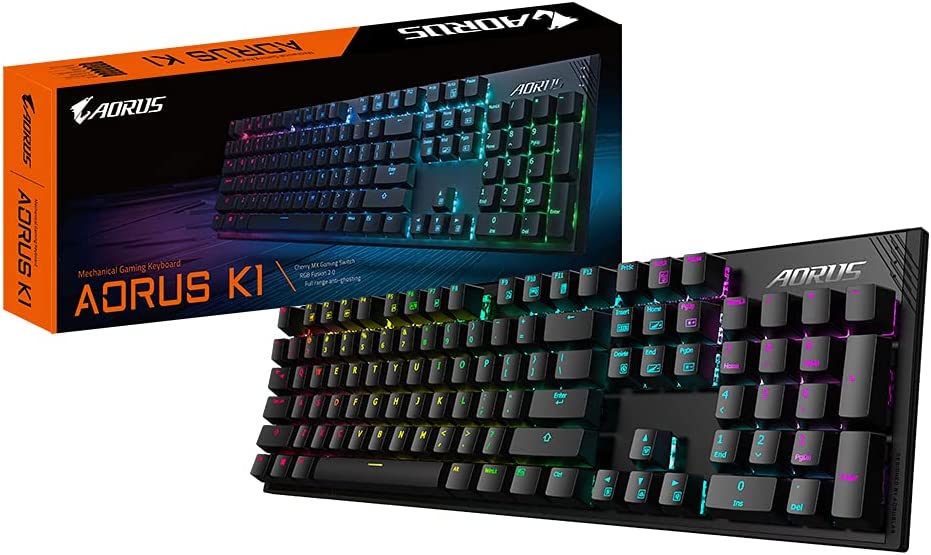 Gigabyte AORUS K1 keyboard USB QWERTY English Black