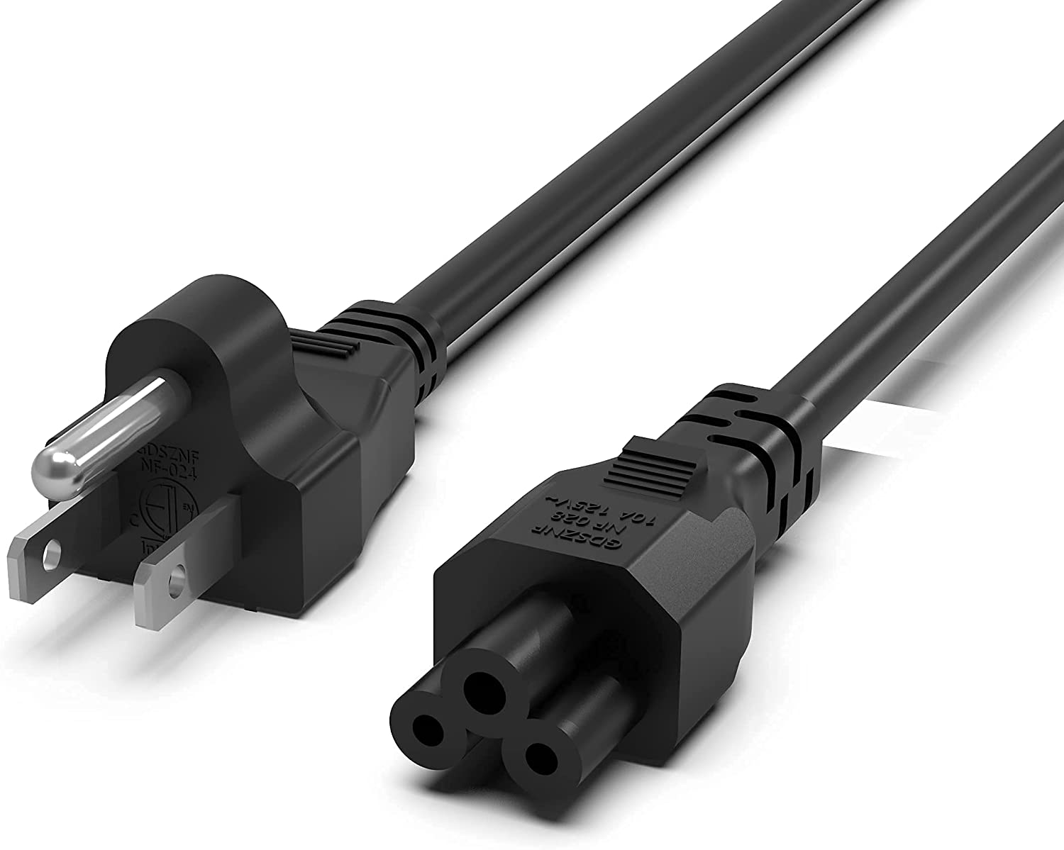 3 Core Notebook/Appliance Power Cord, 2m, 240V AC Wall to Appliance