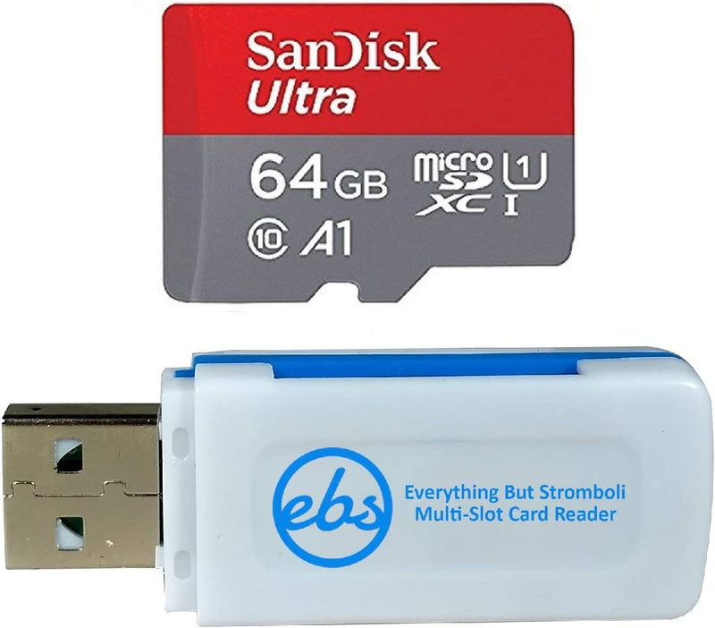 WESTERN DIGITAL SanDisk Ultra microSDXC SQUAB 64GB A1 C10 U1 UHS-I 140MB/s R 4x6 10Y