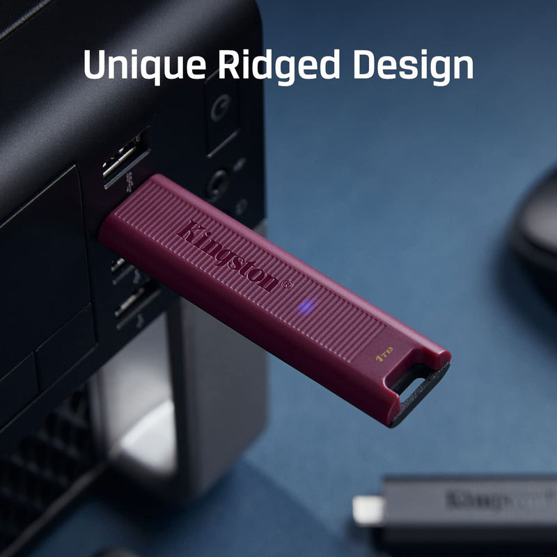Kingston Technology DataTraveler Max Type-A 256GB High Performance USB Flash Drive USB 3.2 Gen 2 Up to 1000 MB/s Sliding Cap Design DTMAXA/256GB