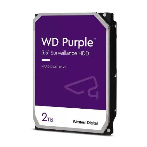 Western Digital (WD22PURZ) Purple 2TB 3.5" Surveillance Hard Drive (5400RPM,64MB)