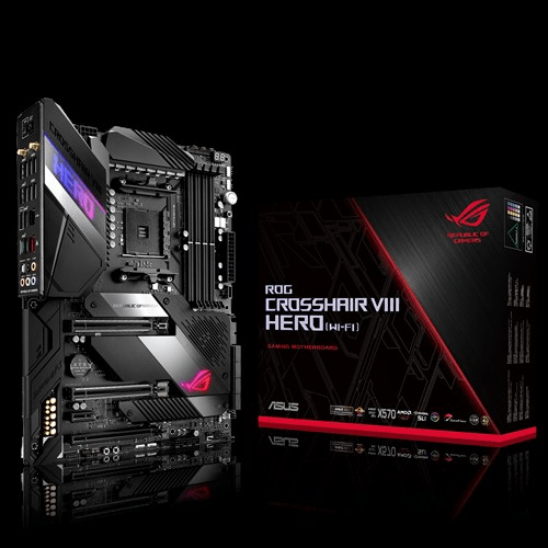 Asus ROG CROSSHAIR VIII HERO (WI-FI) Motherboard X570 Socket AM4 ROG CROSSHAIR VIII HERO (WI-FI)