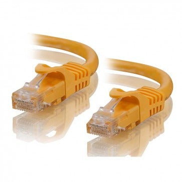 Network Cable - 0.25M RJ45M to RJ45M Cat6 Cable - Yellow