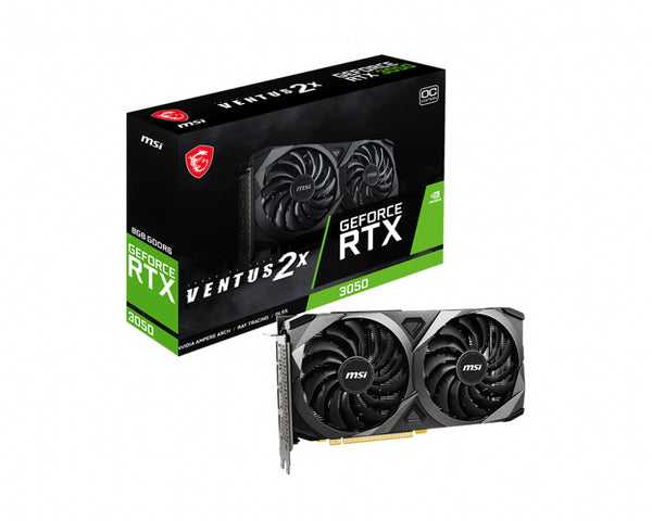 MSI GeForce RTX 3050 VENTUS 2X 8G OC NVIDIA 8 GB GDDR6