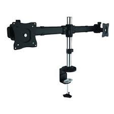 Brateck Dual Monitor Arm with Desk Clamp VESA 75/100mm Up to 27" (LDT06-C02)