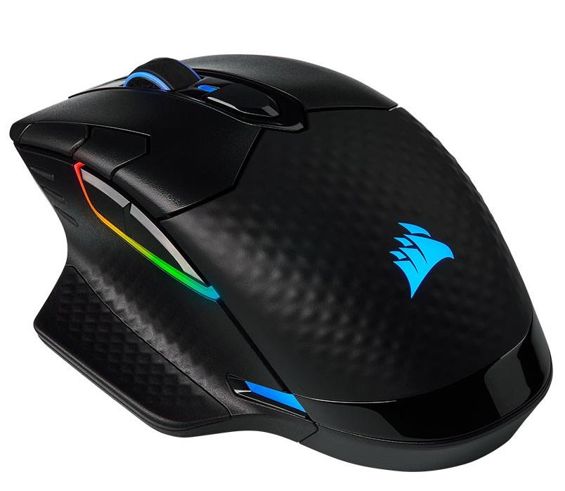 Corsair CH-9315511-AP DARK CORE RGB SE PRO Gaming Mouse - Black, Wire, Wireless Qi Charging